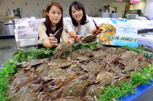 “가을 활꽃게 사세요”