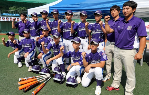 한국 야구 미래 짊어질 리틀야구 대표팀
