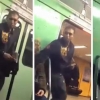 지하철 문 닫히는 사이 휴대폰 날치기 순간 포착