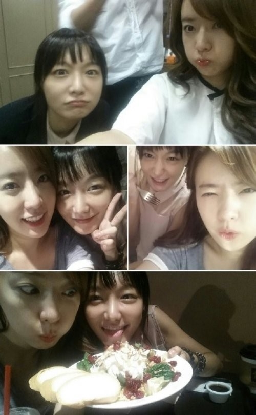 신소율 정지원. SNS