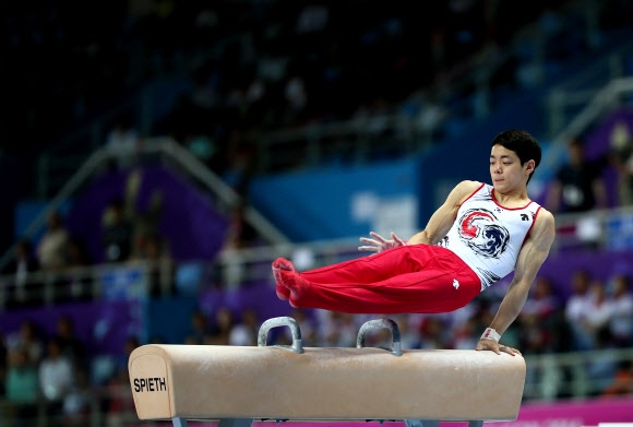 <아시안게임> 박민수 안마 연기