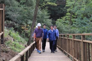 용마산 자락길 따라 걸으며  중랑구민 몸도 마음도 튼튼