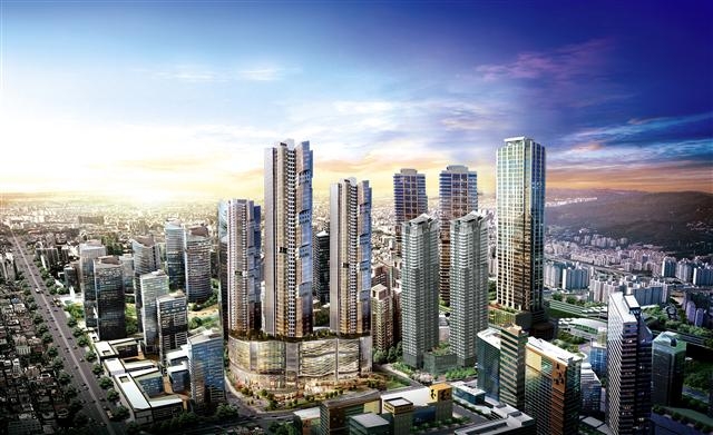 상봉-망우역 개발 조감도.