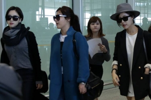 티아라 베이징 공항 도착, 1000명 팬 운집 중국진출 환영