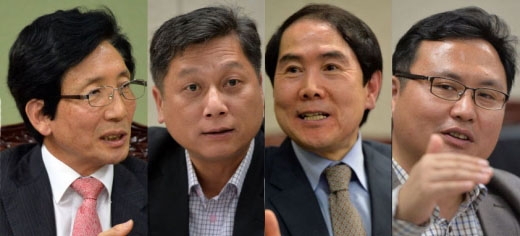윤영진 계명대 행정학과 교수-김현기 안행부 지방재정정책관-임성일 한국지방행정硏 선임연구위원-정창수 나라살림연구소장(왼쪽부터)