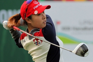 [LPGA] 강혜지, 5언더파 선두…1언더파 박인비 공동 15위