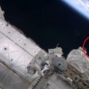 우주정거장에서 우주 유영 중 포착된 UFO 화제