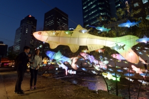 불 만난 물고기