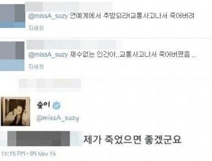 수지 악플러.