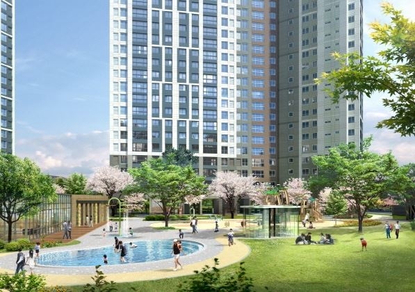 포스코건설, ‘송도 더샵 퍼스트파크’ 어린이놀이터 조감도 