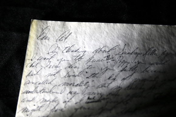 먼로가 아서 밀러에게 쓴 연애편지. 