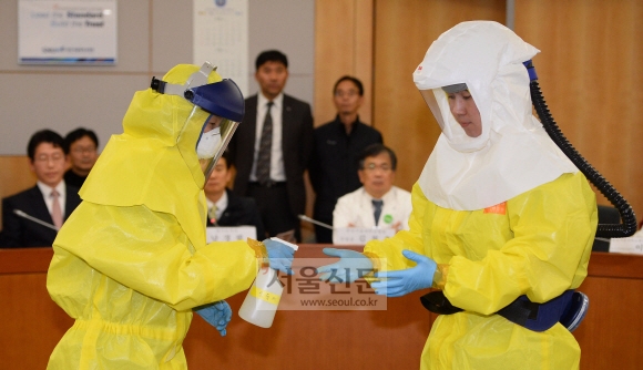 에볼라 현장대응 모의 훈련 