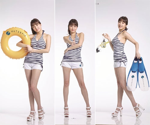 강소라 설악 워터피아 모델