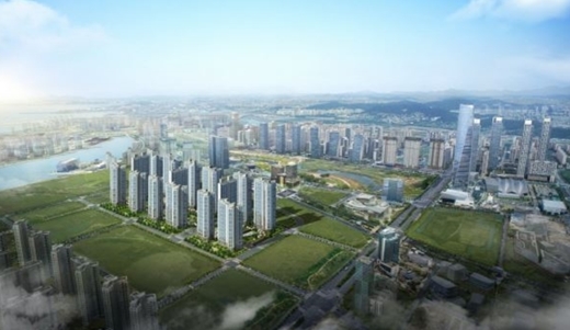 포스코건설, ‘송도 더샵 퍼스트파크’ 광역조감도