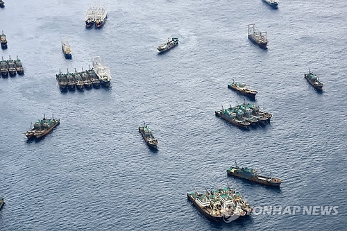3일 동해해양경비안전서가 중국 불법조업과 해상오염에 대한 정밀 검색과 특별단속을 벌이고 있다.