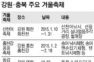 팔팔 살아있는 겨울 느껴 보실래요?