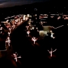 마을 주민들이 함께 만들어낸 크리스마스 불빛쇼