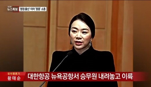 땅콩 회항 조현아