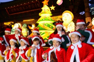 조계사 성탄트리 점등식