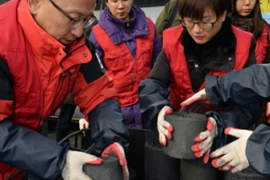 복지부 장관, 사랑의 연탄 배달