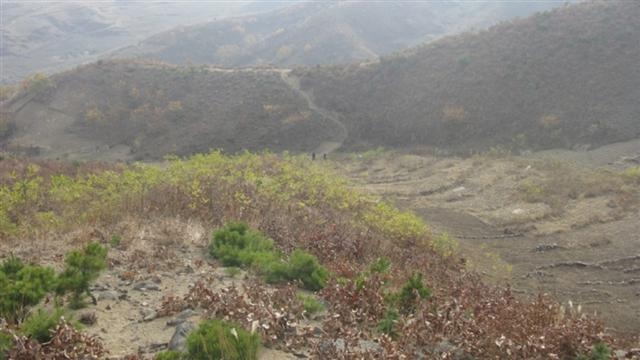 북한이 주장하는 평안북도 정주 희토류 노천광산 예정지. 사진 출처 퍼시픽 센추리 홈페이지