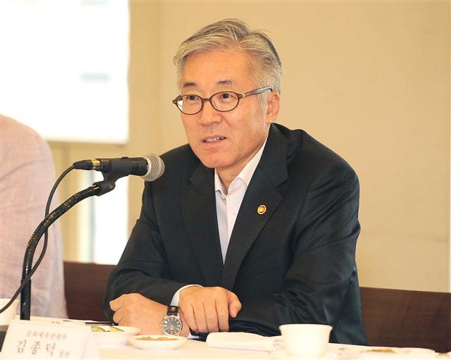 김종덕 문화체육관광부 장관 연합뉴스