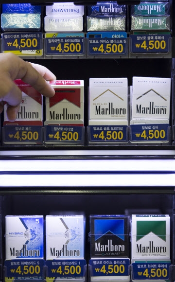 국산 담배 점유율, 29년만에 처음 외국산에 뒤져