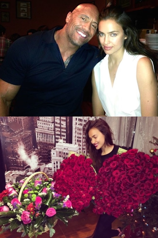 이리나 샤크 드웨인 존슨