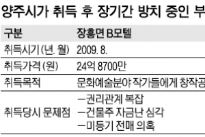 [소중한 주민 혈세 어떻게 쓰이나 봤더니…지자체 지갑의 ‘명암’] 토지 매입만 한 채 개발 손 놓고