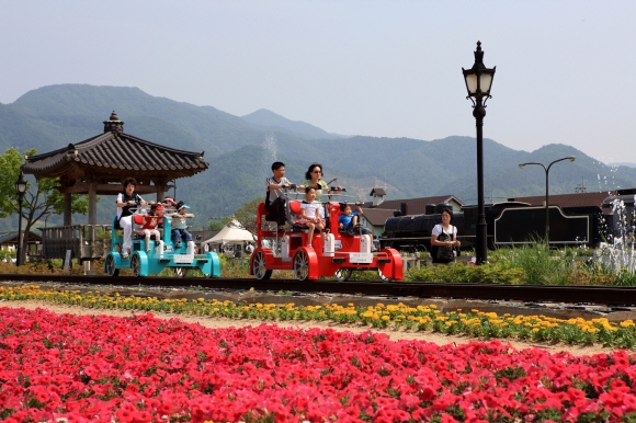 전남 곡성 섬진강 기차마을