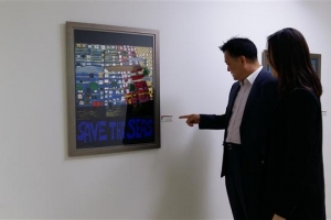 구청 복도 미술관 되다