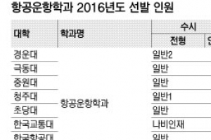 항공운항학과 지원 전략 살펴보니