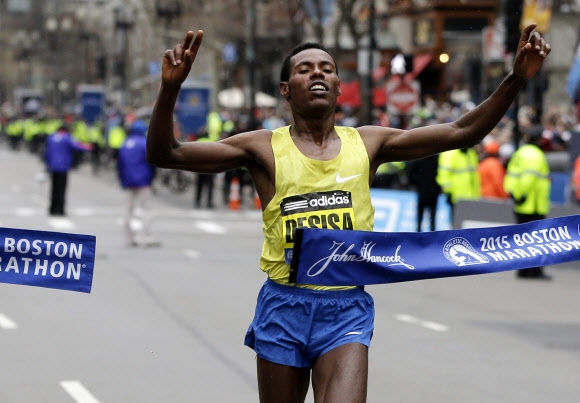 “보스턴은 강하다” 에디오피아 데시사 마라톤 두 번째 우승
