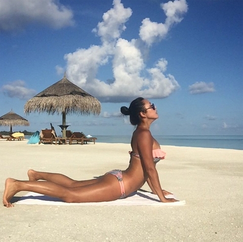 정아름, 몰디브 비키니 몸매 과시 / 인스타그램
