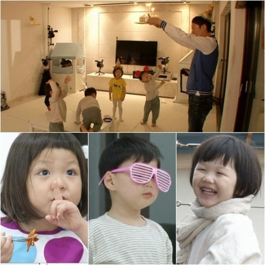 슈퍼맨이 돌아왔다 삼둥이, 추사랑, 엄지온