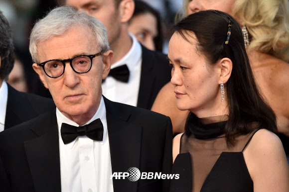 우디 앨런과 부인 순이 프레빈