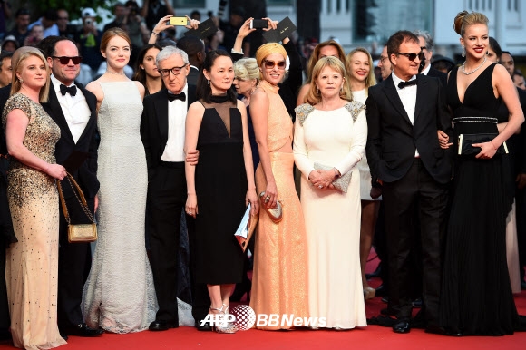 우디 앨런과 부인 순이 프레빈