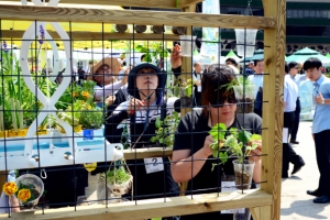 도시 농부들 “벽걸이 텃밭 어때요”