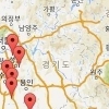 복지부 메르스 병원 공개 뒤에도 메르스 지도 인기