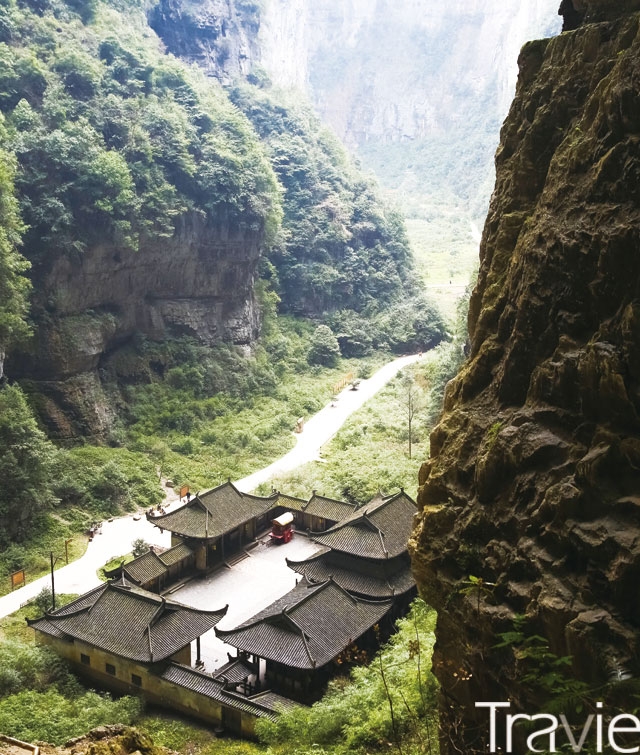 영화 ‘황후화’의 배경으로 등장한 천복관역. 천생삼교 아래 자리하고 있다