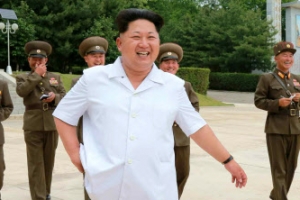 北김정은 보고 웃음 빵 터져…