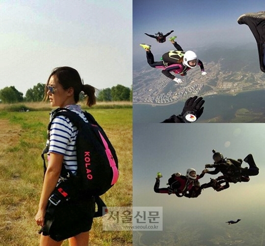 정인아 스카이다이빙 추락사