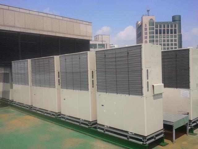 경기 하남시청에 설치된 가스냉방 시설의 모습. 한국가스공사 제공 