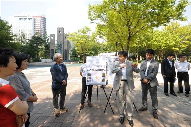 서소문공원에서 꼼꼼 보고