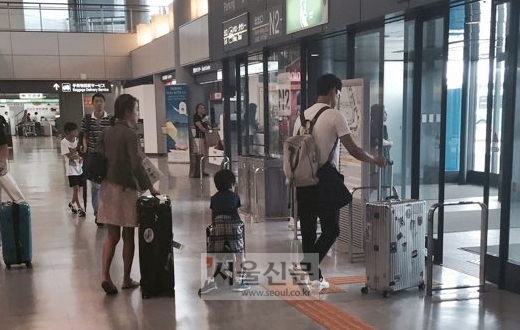 유준상 홍은희 가족여행