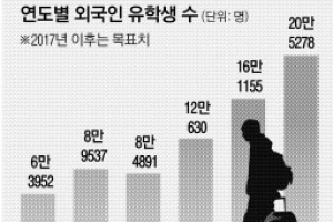 잠깐, 외국인 유학생 20만명 유치 정녕 가능합니까