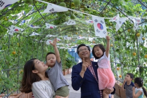 광복 70주년 ‘태극기 터널’