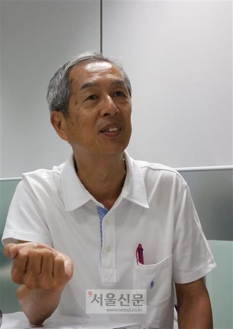 야마다 다카오 일본 다문화공생 자치체 정책연구회 사무국장이 21일 “이젠 일본이 한국의 시민활동을 배우러 오게 됐다”고 말하고 있다.