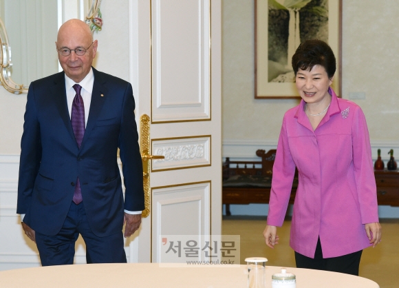 세계경제포럼 회장 접견