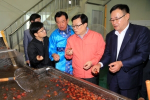 임산물산지유통단지 방문한 이동필 장관